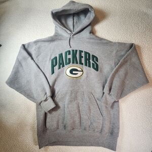 Jerzees Gray Packers Hoodie
